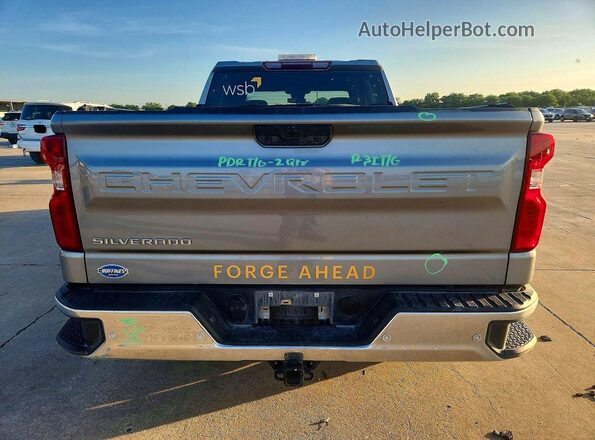 3GCPAAEKXSG347104 2025 CHEVROLET SILVERADO Gray Հետևի տեսք