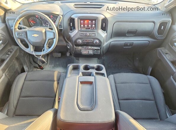 3GCPAAEKXSG347104 2025 CHEVROLET SILVERADO Gray Առջևի վահանակի տեսք
