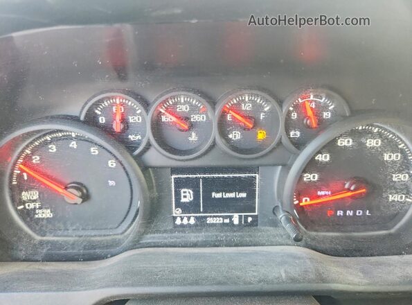 3GCPAAEKXSG347104 2025 CHEVROLET SILVERADO Gray Սարքավորումների վահանակի տեսք