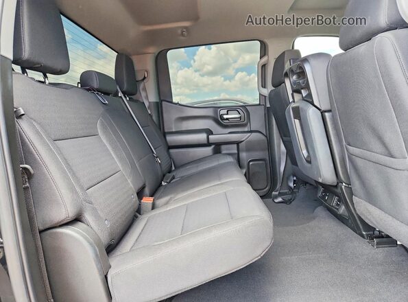 3GCPABEK0RG277189 2024 CHEVROLET SILVERADO Black Rear seats view