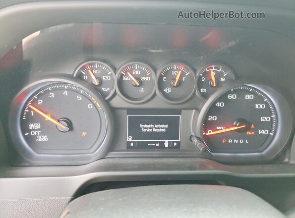 3GCPABEK7PG115704 2023 CHEVROLET SILVERADO Charcoal Вид щитка приладів