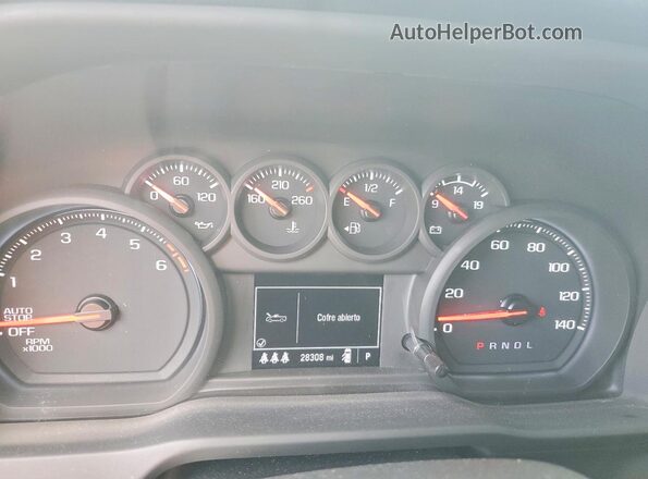 3GCPABEK9RG338698 2024 CHEVROLET SILVERADO Gray Սարքավորումների վահանակի տեսք