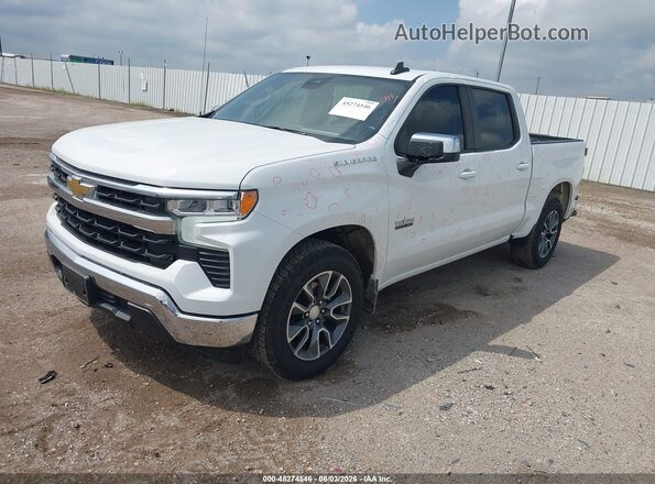 3GCPACED3NG611992 2022 CHEVROLET SILVERADO Белый Передняя левая четверть