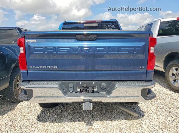 3GCPACED4NG611239 2022 CHEVROLET SILVERADO Blue უკანა ხედი