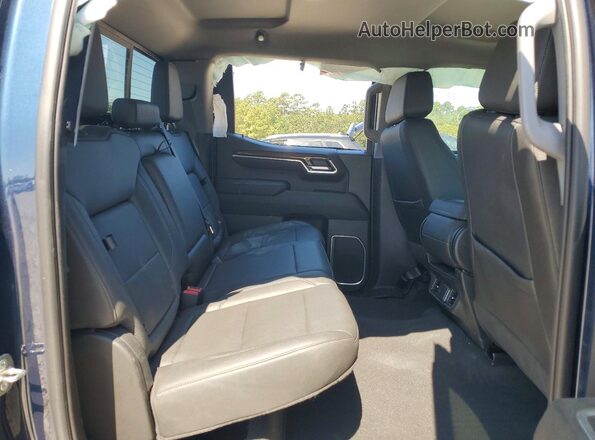 3GCPACED4NG611239 2022 CHEVROLET SILVERADO Blue უკანა სავარძლების ხედი