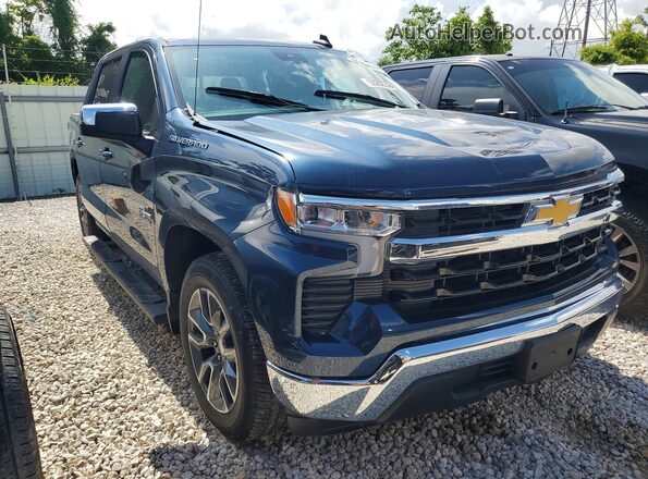 3GCPACED4NG611239 2022 CHEVROLET SILVERADO Blue წინა მარჯვენა