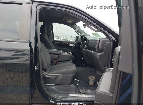 3GCPACED5PG307856 2023 CHEVROLET SILVERADO Black Front interior view
