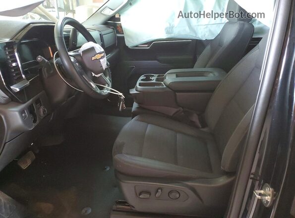 3GCPACEK0PG255633 2023 CHEVROLET SILVERADO Black Вид салону спереду