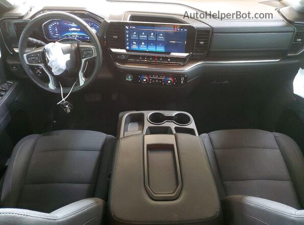 3GCPACEK0PG255633 2023 CHEVROLET SILVERADO Black Вид панелі приладів