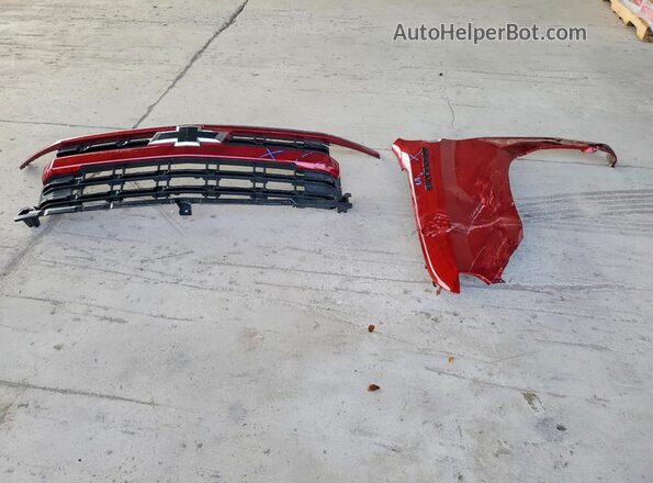 3GCPADE80RG221558 2024 CHEVROLET SILVERADO Red Շարժիչի բաժամունքի տեսք