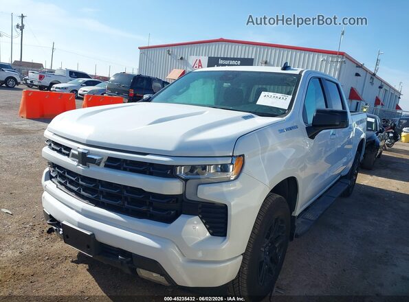 3GCPADEK5SG399533 2025 CHEVROLET SILVERADO White Առջևի ձախ երեք քառորդ տեսարան