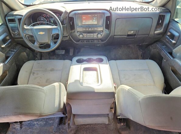 3GCPCNEC8HG439430 2017 CHEVROLET SILVERADO White Widok deski rozdzielczej