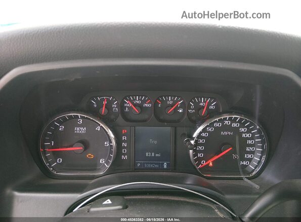 3GCPCNEH1GG356349 2016 CHEVROLET SILVERADO White Հետևի նստատեղերի տեսք