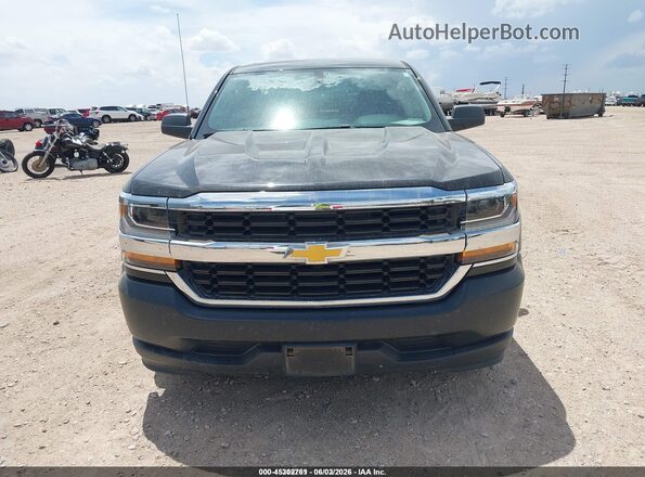 3GCPCNEH5JG428435 2018 CHEVROLET SILVERADO Black უკანა სალონის ხედი