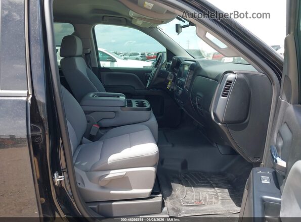 3GCPCNEH5JG428435 2018 CHEVROLET SILVERADO Black წინა სალონის ხედი