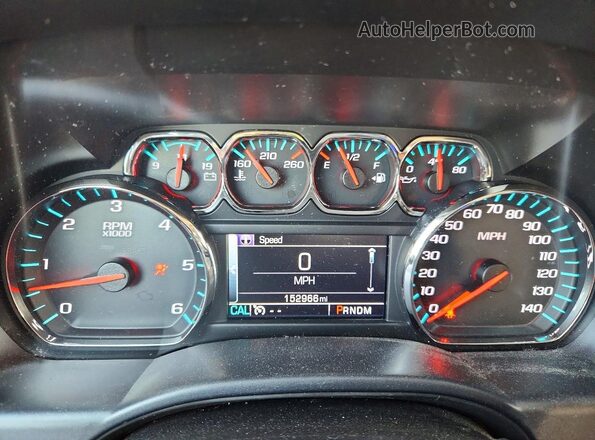 3GCPCREC0GG183273 2016 CHEVROLET SILVERADO Gray ხელსაწყოთა პანელის ხედი