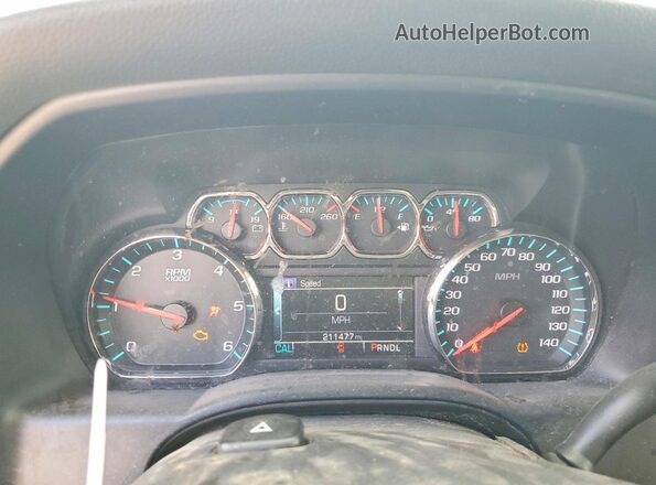 3GCPCREC0HG226186 2017 CHEVROLET SILVERADO Silver Widok zestawu wskaźników