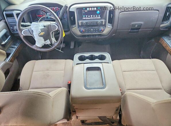 3GCPCREC0HG389582 2017 CHEVROLET SILVERADO Gray წინა პანელის ხედი