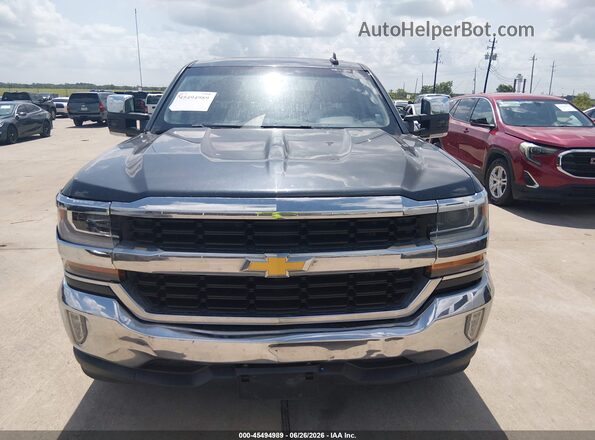 3GCPCREC0JG273885 2018 CHEVROLET SILVERADO Gray Widok zestawu wskaźników