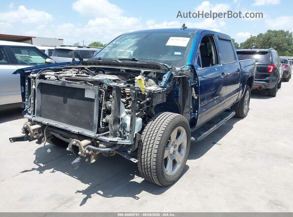 3GCPCREC0JG283056 2018 CHEVROLET SILVERADO Blue Przód lewy