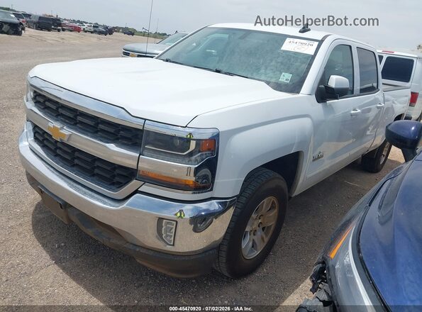 3GCPCREC0JG478087 2018 CHEVROLET SILVERADO Белый Передняя левая четверть