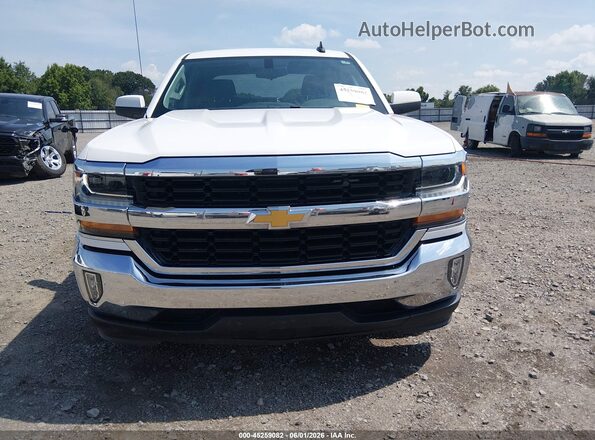 3GCPCREC0JG527689 2018 CHEVROLET SILVERADO White ხელსაწყოთა პანელის ხედი