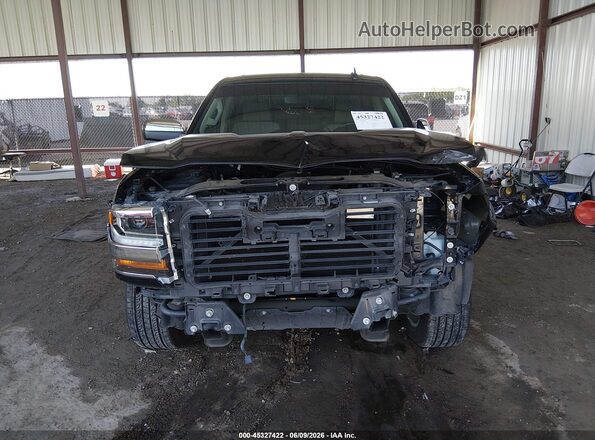 3GCPCREC0JG596205 2018 CHEVROLET SILVERADO Black Vista del cuadro de instrumentos