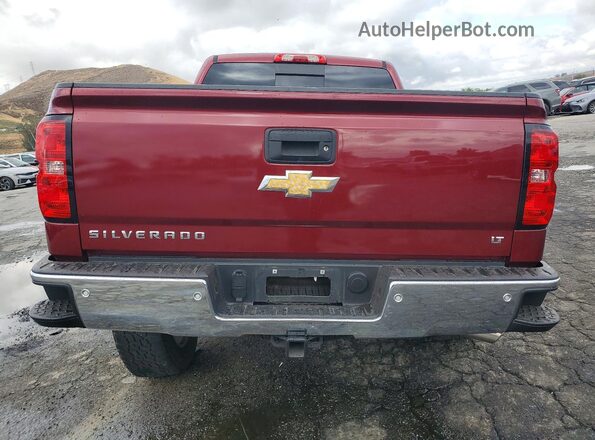 3GCPCREC1HG115498 2017 CHEVROLET SILVERADO Red Вид ззаду