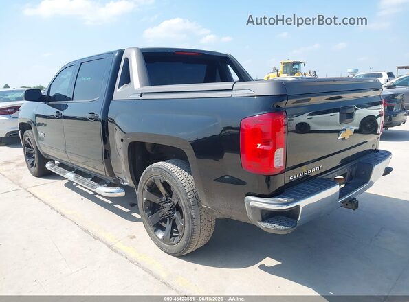 3GCPCREC1HG374282 2017 CHEVROLET SILVERADO Black Trasero izquierdo