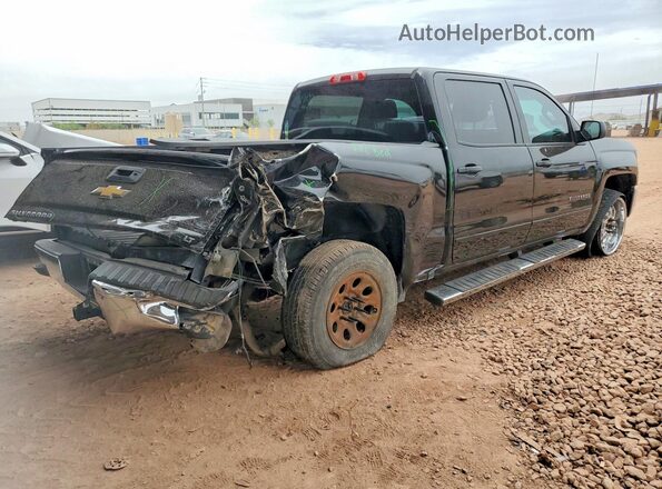 3GCPCREC1JG283664 2018 CHEVROLET SILVERADO Black უკანა მარჯვენა