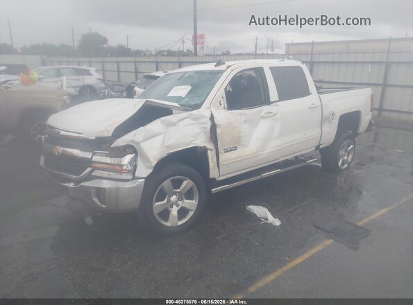 3GCPCREC1JG530195 2018 CHEVROLET SILVERADO White Առջևի ձախ երեք քառորդ տեսարան