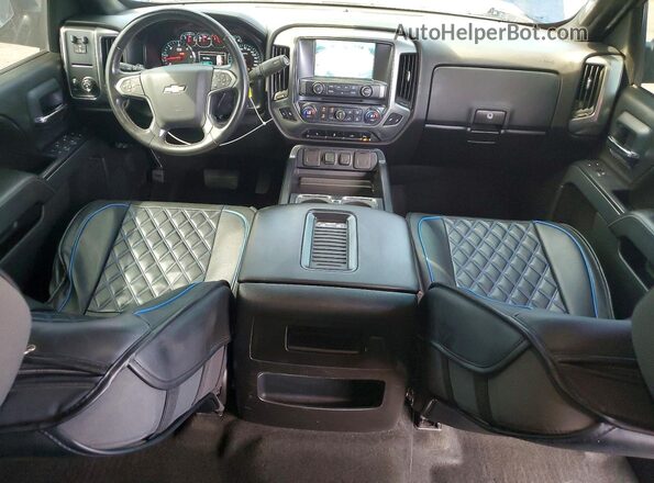 3GCPCREC2HG120449 2017 CHEVROLET SILVERADO Blue Dashboard view