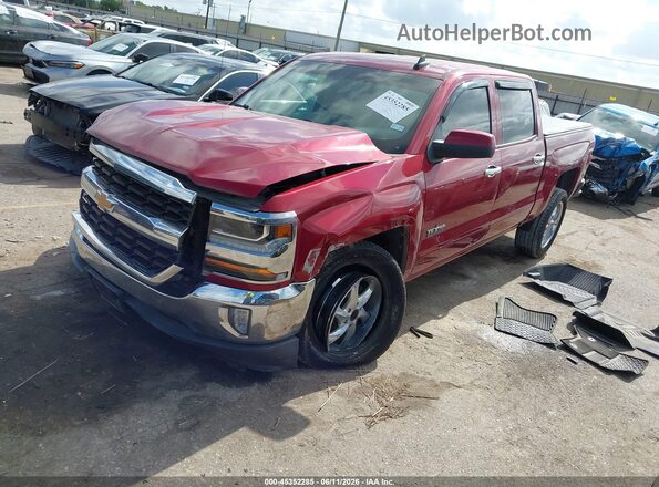 3GCPCREC2JG175604 2018 CHEVROLET SILVERADO Red Առջևի ձախ երեք քառորդ տեսարան