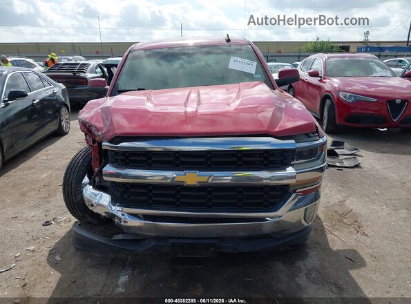 3GCPCREC2JG175604 2018 CHEVROLET SILVERADO Red Սարքավորումների վահանակի տեսք