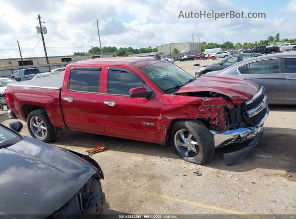 3GCPCREC2JG175604 2018 CHEVROLET SILVERADO Red Սալոնի հետևի տեսք