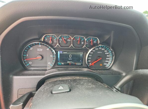 3GCPCREC3GG341251 2016 CHEVROLET SILVERADO White Вид щитка приладів