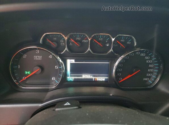 3GCPCREC3GG379840 2016 CHEVROLET SILVERADO Белый Вид щитка приборов
