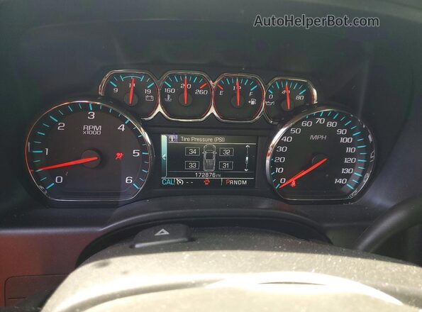 3GCPCREC4GG107376 2016 CHEVROLET SILVERADO Silver Սարքավորումների վահանակի տեսք