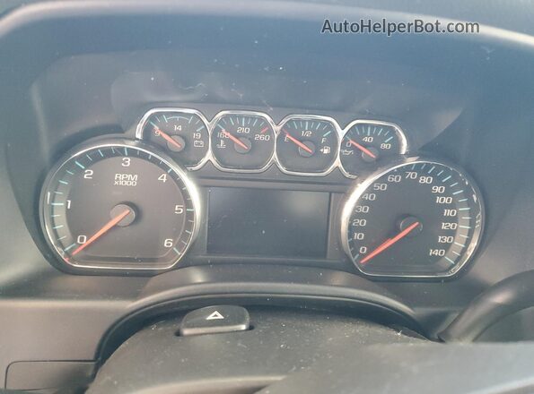 3GCPCREC5GG209737 2016 CHEVROLET SILVERADO Black ხელსაწყოთა პანელის ხედი