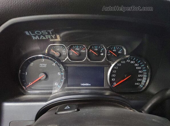 3GCPCREC5HG252928 2017 CHEVROLET SILVERADO Black Vista del cuadro de instrumentos