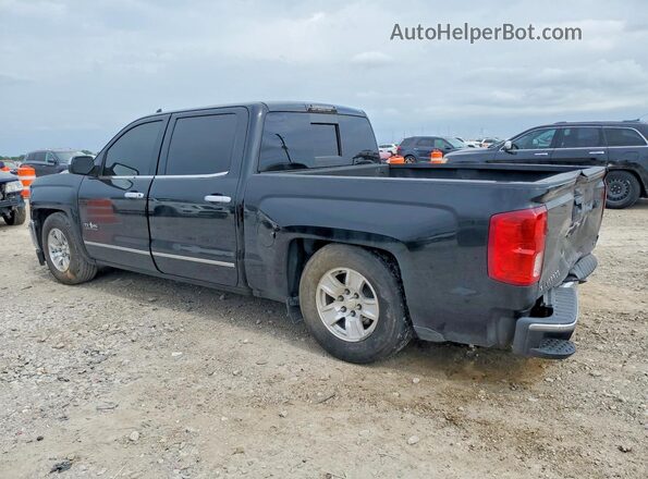 3GCPCREC6JG386174 2018 CHEVROLET SILVERADO Black უკანა მარცხენა