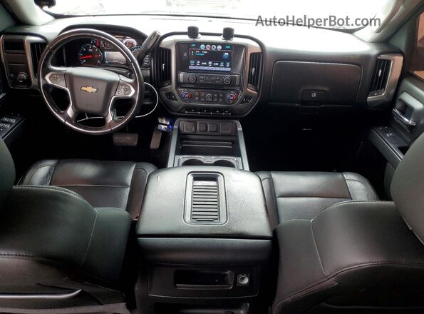 3GCPCREC6JG386174 2018 CHEVROLET SILVERADO Black წინა პანელის ხედი