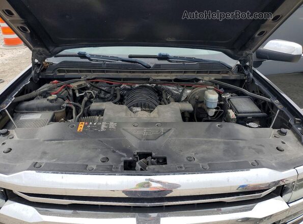 3GCPCREC6JG386174 2018 CHEVROLET SILVERADO Black უკანა სალონის ხედი