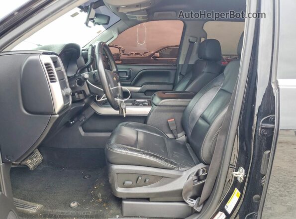3GCPCREC6JG386174 2018 CHEVROLET SILVERADO Black წინა სალონის ხედი