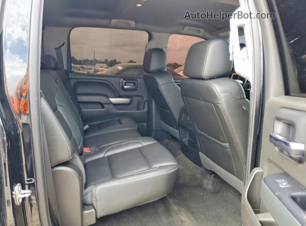3GCPCREC6JG386174 2018 CHEVROLET SILVERADO Black უკანა სავარძლების ხედი