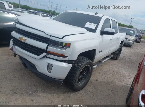 3GCPCREC6JG434076 2018 CHEVROLET SILVERADO White Առջևի ձախ երեք քառորդ տեսարան