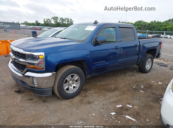 3GCPCREC7HG276454 2017 CHEVROLET SILVERADO Синий Передняя левая четверть