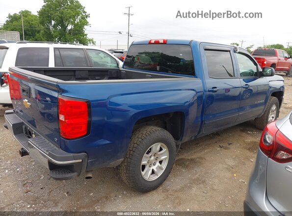 3GCPCREC7HG276454 2017 CHEVROLET SILVERADO Синий Задняя правая четверть