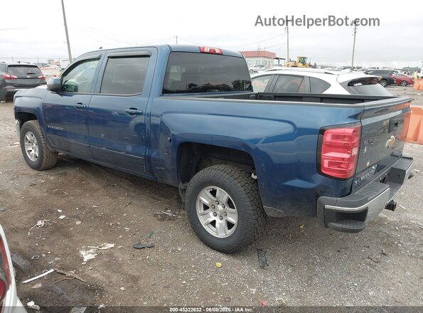 3GCPCREC7HG276454 2017 CHEVROLET SILVERADO Синий Задняя левая четверть