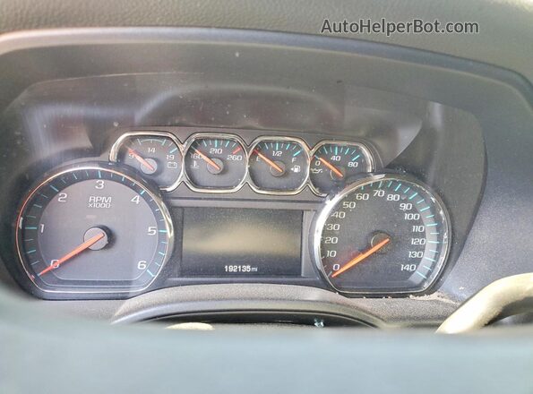 3GCPCREC7HG475410 2017 CHEVROLET SILVERADO Silver ხელსაწყოთა პანელის ხედი